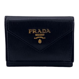 プラダ(PRADA)のプラダ PRADA 三つ折り財布
 ヴィッテロムーブ コンパクトウォレット 1MH021 ブラック(財布)