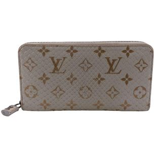 ルイヴィトン(LOUIS VUITTON)のルイヴィトン LOUIS VUITTON 長財布
 モノグラム･エキゾチック ジッピーウォレット ラウンドファスナー N97773 ホワイト(財布)