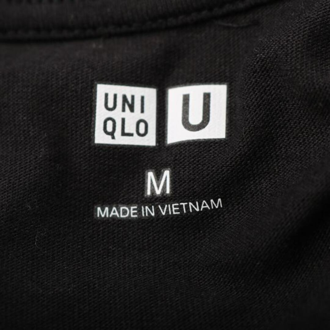 UNIQLO(ユニクロ)のユニクロ 半袖Ｔシャツ トップス リラックスフィットクルーネック U メンズ Mサイズ ブラック UNIQLO メンズのトップス(Tシャツ/カットソー(半袖/袖なし))の商品写真