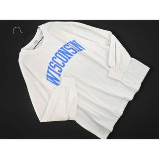 イング(INGNI)のINGNI イング ロゴ プリント 長袖 Tシャツ sizeM/白  ■◇ レディース(Tシャツ(長袖/七分))