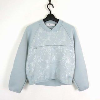 adidas by Stella McCartney - アディダス バイ ステラマッカートニー トレーナー クロップド花柄 エンボス M