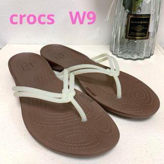 クロックス(crocs)のcrocs クロックス ◆ イザベラ　フリップ　ウィメン　フラットサンダル(サンダル)