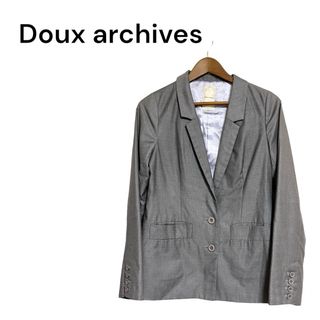 Doux archives - Doux archives ドゥ アルシーヴ テーラードジャケット グレー