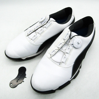 プーマ(PUMA)のプーマ ゴルフシューズ BIO FUSION 2.0 BOA 88198 04 靴 シューズ 白 メンズ 25.5サイズ ホワイト PUMA(スニーカー)