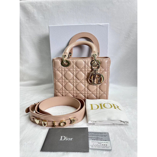 Dior - Lady Dior ハンドショルダーバッグ ピンク スモール20