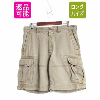 ラルフローレン(Ralph Lauren)のヴィンテージ 加工 ポロ ラルフローレン コットン チノ カーゴ ショーツ メンズ 35 / ショートパンツ 短パン 半パン ノータック ポロチノ(ショートパンツ)