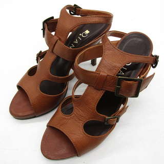 ダイアナ(DIANA)のダイアナ サンダル ハイヒール ブランド シューズ 靴 日本製 レディース 24サイズ ブラウン DIANA(サンダル)