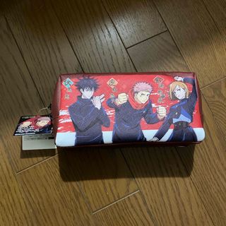 呪術廻戦 ペンポーチ BOX ペンケース レッド 少年ジャンプ マックスリミテッ(ペンケース/筆箱)