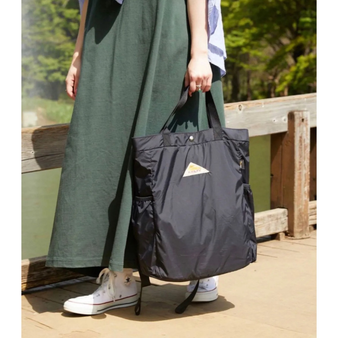 KELTY(ケルティ)のKELTY 別注2WAYトートパック　リュック ブラック レディースのバッグ(トートバッグ)の商品写真