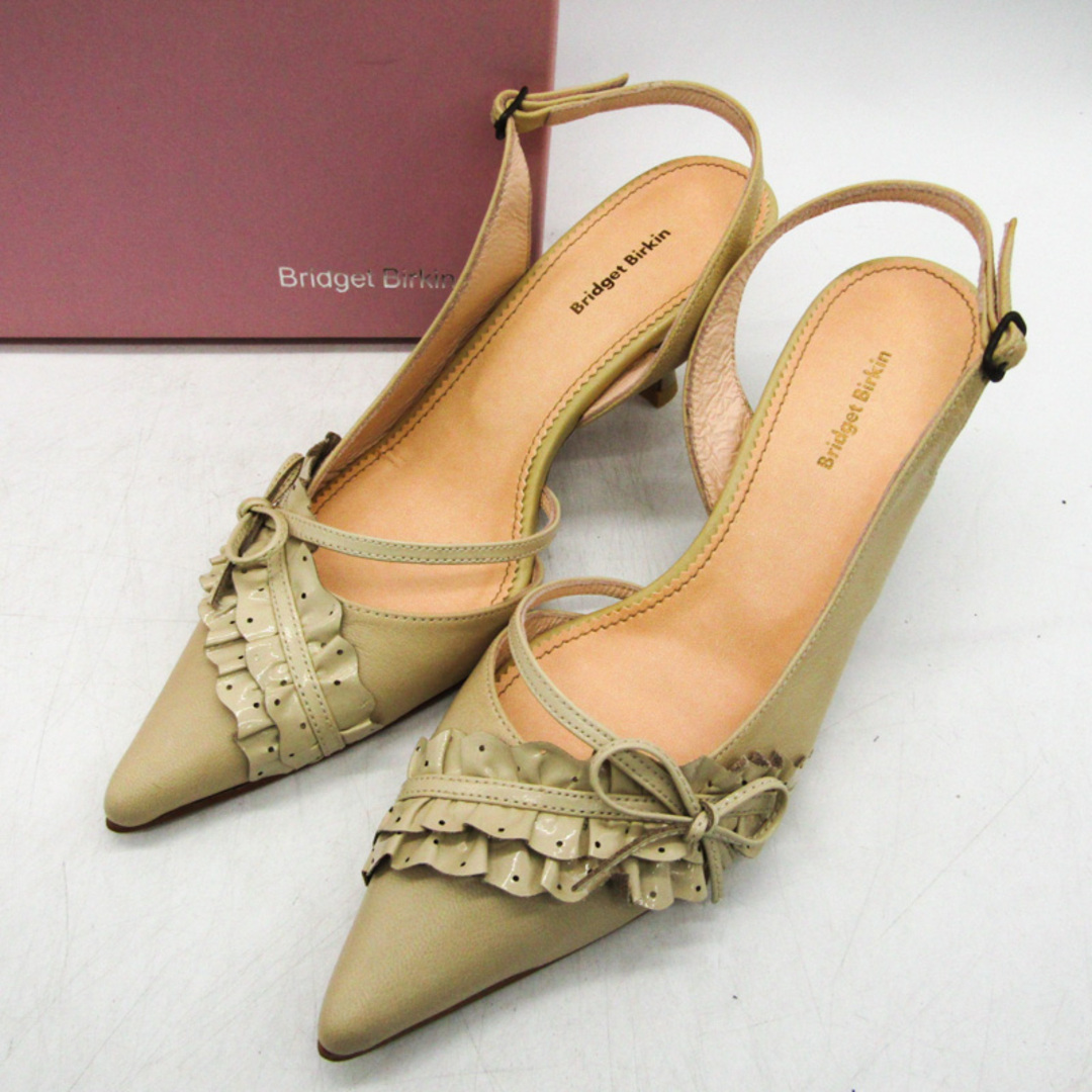 ブリジットバーキン パンプス 未使用 本革 レザー ブランド シューズ 靴 日本製 レディース 22サイズ ベージュ Bridget Birkin レディースの靴/シューズ(ハイヒール/パンプス)の商品写真