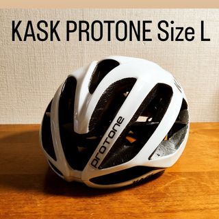 KASK PROTONE Lサイズ ホワイト 白(ウエア)