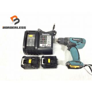 マキタ(Makita)の☆中古品☆makita マキタ 14.4V 充電式ドライバドリル DF471DSHX バッテリー2個(14.4V 1.5Ah) 充電器 ケース付き 89332(工具)