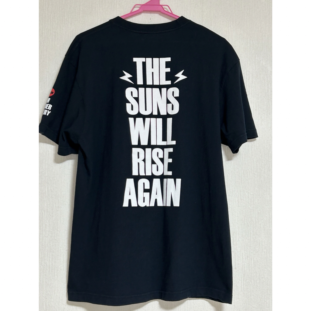 AND SUNS アンドサンズ　NEVER GIVE UP! 半袖Tシャツ　L メンズのトップス(Tシャツ/カットソー(半袖/袖なし))の商品写真