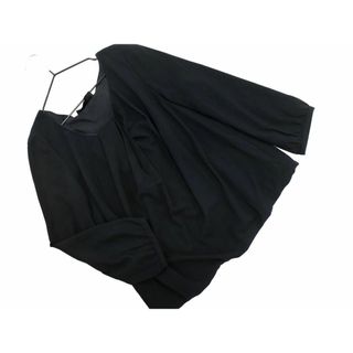 アンタイトル(UNTITLED)のアンタイトル 7分袖 ブラウス シャツ size2/黒 ■◇ レディース(シャツ/ブラウス(長袖/七分))