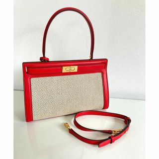 トリーバーチ(Tory Burch)のtory　burch トリーバーチ　リーラジウィル　2way リー　クリア　透明(ハンドバッグ)