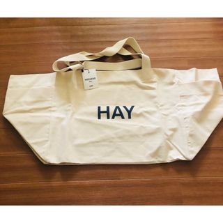 【タグ付】　HAY  ウィークエンドバッグ　トートバッグ　ナチュラル