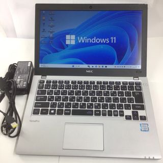 エヌイーシー(NEC)のNEC/VKL23/Win11/12.5型/i3-2.3G/8G/500Gカメラ(ノートPC)