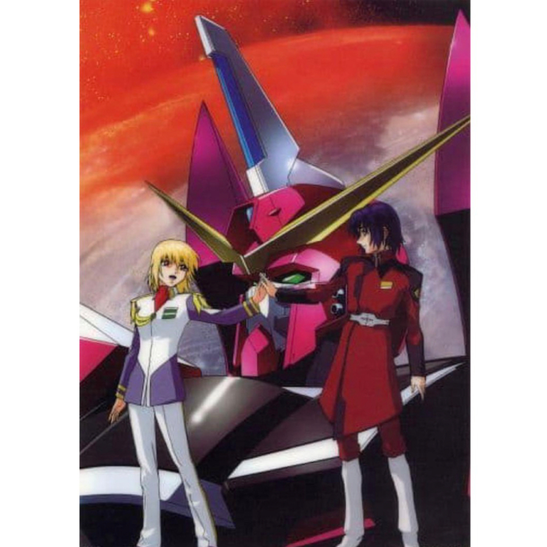 【激レア】機動戦士ガンダムSEED アスラン&カガリ アートポスター(プラ製) エンタメ/ホビーのアニメグッズ(ポスター)の商品写真