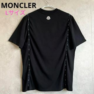 モンクレール(MONCLER)の【新品未使用タグ付き】モンクレール　バックロゴTシャツ　ワッペン付き(Tシャツ/カットソー(半袖/袖なし))