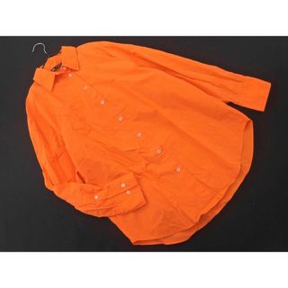 ザラ(ZARA)のZARA ザラ オーバーサイズ シャツ sizeS/オレンジ ■◇ レディース(シャツ/ブラウス(長袖/七分))