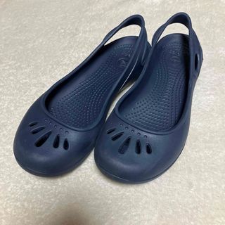 クロックス(crocs)のクロックス  セア　w6  ネイビー　マリンディ　カディ(サンダル)