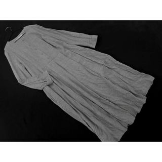 ザラ(ZARA)のZARA ザラ ロング ワンピース sizeM/グレー ■◇ レディース(ロングワンピース/マキシワンピース)