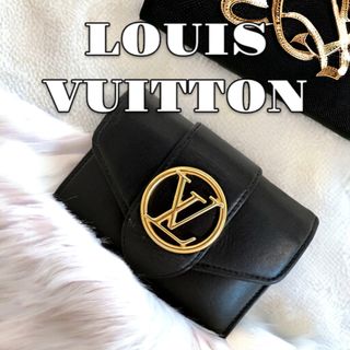 ルイヴィトン(LOUIS VUITTON)の【ルイヴィトン】ポルトフォイユ LV ポンヌフ 三つ折り 財布 美品 人気 25(財布)