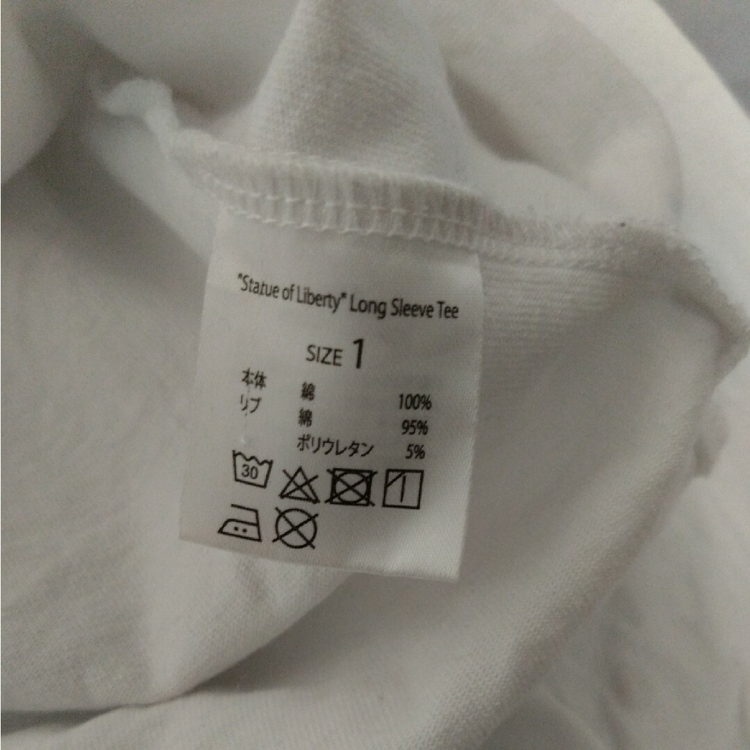 白ロンT　ナオミクラブ レディースのトップス(Tシャツ(長袖/七分))の商品写真