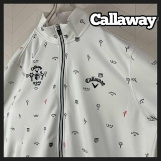 キャロウェイ(Callaway)のCallaway ゴルフ ウェア ハイネック スウェット 総柄 フラミンゴ 長袖(クラブ)