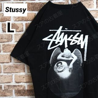 ステューシー(STUSSY)の《ステューシー》正規・新品タグ　8ボール&天使　黒　L　Tシャツ(Tシャツ/カットソー(半袖/袖なし))