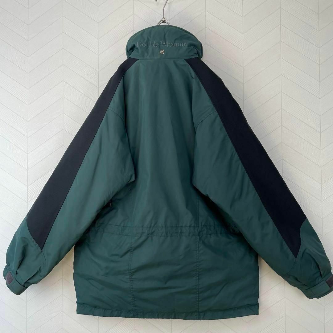 Columbia(コロンビア)の希少 90s コロンビア マウンテンパーカー 緑 ナイロンジャケット ゆるだぼ メンズのジャケット/アウター(ナイロンジャケット)の商品写真