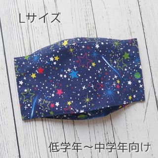 男の子☆ハンドメイドマスク 舟型 Lサイズ(外出用品)