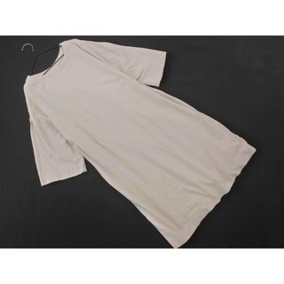 CIAOPANIC TYPY チャオパニックティピー ビッグシルエット スリット ロング Tシャツ sizeone/ベージュ ■◇ レディース