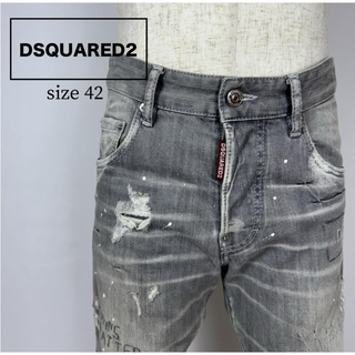 ディースクエアード(DSQUARED2)のDSQUARED2 ディースクエアード２ デニム パンツ グレー ４２(デニム/ジーンズ)