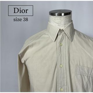 ディオール(Dior)のDior ディオール 長袖シャツ ベージュ サイズ３８(シャツ)