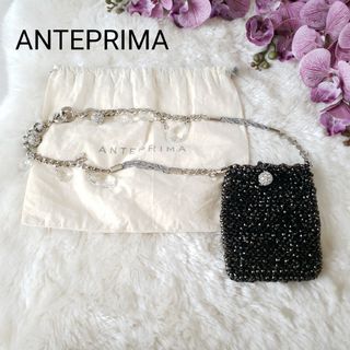 ANTEPRIMA - レア美品ANTEPRIMAワイヤーミニショルダーバックスマホショルダー ブラック