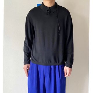 Ermenegildo Zegna - 90s Ermenegildo Zegna カシミヤシルク混 ニットポロシャツ