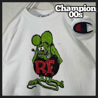 チャンピオン(Champion)の激レア 00s チャンピオン ラッドフィンクス スウェット トレーナー ゆるだぼ(スウェット)