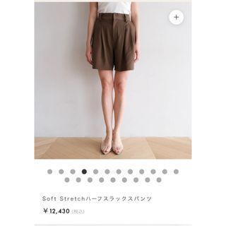 SeaRoomlynn - 【値下げ不可】新品未使用ハーフスラックスパンツMサイズ、ブラウン