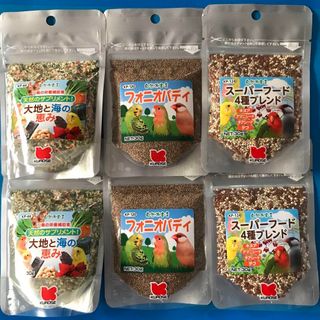 クロセペットフード(Kurose Pet Food)のフォニオパディ30g スーパーフード4種30g 大地と海の恵み30g ６個セット(鳥)