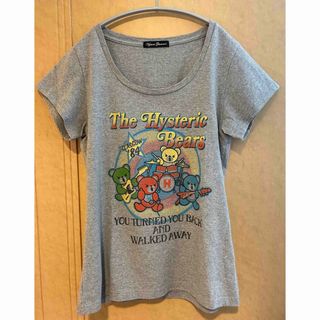 ヒステリックグラマー(HYSTERIC GLAMOUR)のヒスベア THE HYSTERIC BEARS ライブツアーTシャツ グレー(Tシャツ(半袖/袖なし))