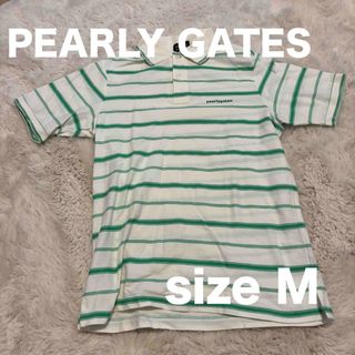 パーリーゲイツ(PEARLY GATES)のパーリーゲイツ　ゴルフ用ポロシャツ　Mサイズ(ウエア)