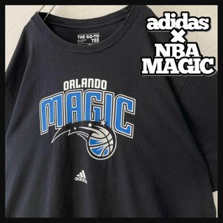 アディダス(adidas)の希少 アディダス NBA オーランド マジック Tシャツ デカロゴ USA古着(Tシャツ/カットソー(半袖/袖なし))