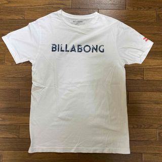 BILLABONG 白 Tシャツ　メンズM(Tシャツ/カットソー(半袖/袖なし))