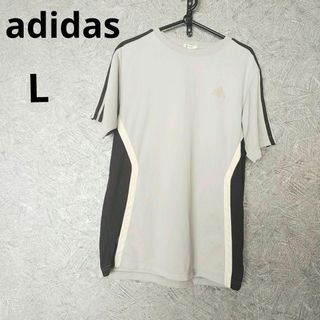 アディダス(adidas)の【adidas】アディダス　半袖　Tシャツ　白系　テニスウエア　ランニングシャツ(Tシャツ/カットソー(半袖/袖なし))