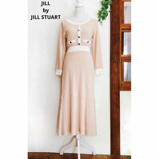 ジルバイジルスチュアート(JILL by JILLSTUART)のジル バイ ジル スチュアート ツイードニットマーメイドワンピース(ロングワンピース/マキシワンピース)