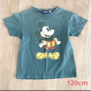 ディズニー(Disney)の！美品！ミッキー ヴィンテージデザイン Tシャツ 120cm 公式 レトロ(Tシャツ/カットソー)
