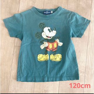 ディズニー(Disney)の！美品！ミッキー ヴィンテージデザイン Tシャツ 120cm 公式 レトロ(Tシャツ/カットソー)