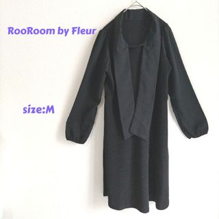 RooRoom by Fleur リボンネック  ワンピース(ひざ丈ワンピース)