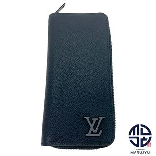 ルイヴィトン(LOUIS VUITTON)のLOUIS VUITTON ルイヴィトン ノワール 黒 ブラック ジッピーウォレット ヴェルティカル M81743 ラウンドファスナー 長財布 サイフ ブランド メンズ(長財布)